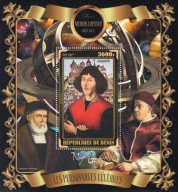 Benin 2018 ** cena 8,50 zł (3) - blok, M.Kopernik