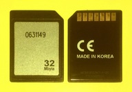 MultiMediaCard 32 MB >> 0631149 >> Made in KOREA