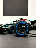 BRELOK zawieszka do kluczy mini opona F1 NIEBIESKA