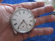 Wilcze ZEBY--ANTYK -Pasówka Szwajcarski Zegarek 53 mm--
