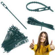 OPASKI ZACISKOWE KLIPSY ZAPINKI ROŚLIN TYCZEK MOCOWANIA ŁODYG PĘDÓW MOCNE