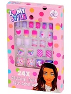 TIPSY SZTUCZNE PAZNOKCIE DLA DZIECI Samoprzylepne 24 szt.