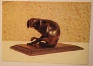 GLIWICE. MUZEUM - Oddział Odlewnictwa Artystycznego. Figurka "Pies"