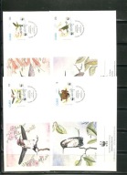A51456)WWF-FDC Ptaki: Kuba 3589 - 3592
