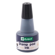 Tusz do stempli pieczątek standardowy 30ml czarny