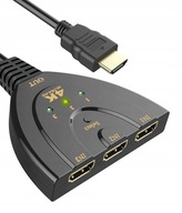 Rozdzielacz HDMI Switch Przełącznik 4K 30Hz Splitter
