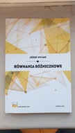 Książka Józef Myjak Równania Różniczkowe AGH na studia
