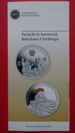 Folder 10 zł 2025,KORONACJA CHROBREGO 1025,stan I