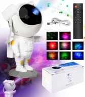 PROJEKTOR GWIAZD ASTRONAUTA Dla Dzieci Lampka Nocna Rzutnik Led Laserowy