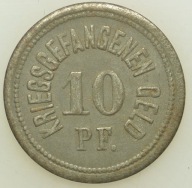Niemcy - IWŚ - obóz jeniecki (cywilny) Traunstein - 10 fenigów 22,8mm