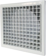 Kratka wentylacyjna osłona nawiewu z moskitierą Ø 150 mm biała