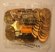 2 ZŁ ZŁOTE 2014 NG JAN KARSKI, WORECZEK BANKOWY 50 SZTUK MONET