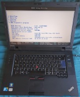 Lenovo ThinkPad SL500 C2D T6670 2.2GHz 15.6" niekompletny/uszkodzony