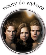 Snap, Napa, Charms, Szklane oczko - Pamiętniki Wampirów - WZORY DO WYBORU