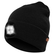 Czapka zimowa z latarką Trizand czarna r. uniwersalny