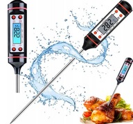 CYFROWY TERMOMETR ELEKTRONICZNY LED SZPILKOWY DO MIĘSA CIAST 300°C KUCHENNY