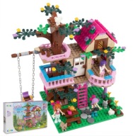 KLOCKI KONSTRUKCYJNE ZESTAW 504 ELEMENTÓW DOMEK NA DRZEWIE