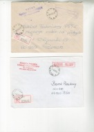 'R"Złotów-dwie koperty polecone