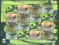 PTAKI. WWF. COOK ISL. Mi ark. A**2014r.