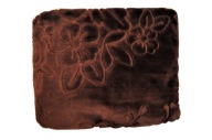 Koc Elway akryl 160 cm x 210 odcienie brązowego