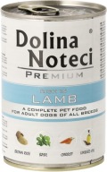 DOLINA NOTECI Premium karma mokra dla dorosłych psów jagnięcina 400 g