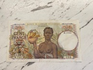 Francuska Afryka Zachodnia - 100 frankow - 1947 - rzadki