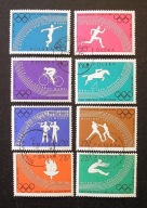 Polska > Zn.1022 - 29B kasowane ~ XVII Igrzyska Olimpijskie - Rzym 1960