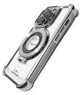 ETUI CRYSTAL CASE MOCNE ROGI PODSTAWKA OSŁONA KAMERY do IPHONE 15 PRO