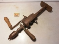 Stara dwubiegowa wiertarka ręczna L/P obroty z PRL-u