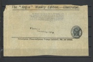 OWIJKA GAZETOWA Z NADRUKIEM OPŁATY - Przylądek Dobrej Nadziei - Anglia