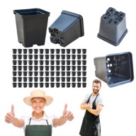 DONICZKI DO ROZSADY DONICZKI PLASTIKOWE PRODUKCYJNE 0,5L 9CM 500 SZTUK