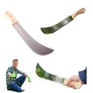 MACZETA KARCZOWNIK DO GAŁĘZI TRAWY ZAROŚLI OGRODOWY NÓŻ DUŻY TASAK KRZEWY