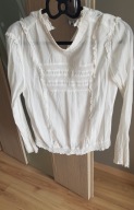 bluzka biała haftowana ___________ 40
