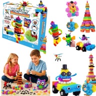 MEGA ZESTAW RZEPY CZEPY KLOCKI KREATYWNE KULKI KOLOROWE ZABAWKA PREZENT