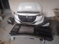 Peugeot 208 maska zderzak chłodnice żaluzje przód lampy led belka z radarem
