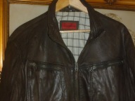 KURTKA MĘSKA-GINO MARCELLO-R-XL[56]-SKÓRA NATURALNA.