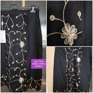 Spódnice kpl. 3szt. r.38-40, len, vintage PRL, PAKA