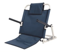 Podpórka pod plecy Timago czarna z podłokietnikami 50x47 cm