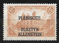 $$POCZTY PLEBISCYTOWE OLSZTYN Fi 12b** gw/opis - FISCHER 450 zł