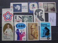 USA - zestaw - 10 znaczków nr N **