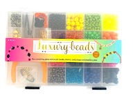 ZESTAW Luksusowych KORALIKÓW DO ROBIENIA BIŻUTERII BRANSOLETEK DIY PREZENT