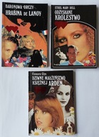 Zestaw 3 książki romanse Baronowa Orczy, Ethel Mary Dell, Eleonora Glyn