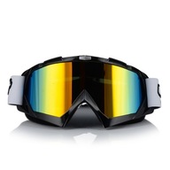 GOGLE NARCIARSKIE CZARNE LUSTRZANA SZYBA NA NARTY I SNOWBOARD