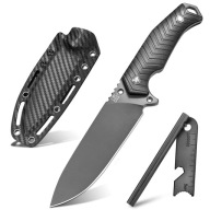 LOTHAR BAT Nóż Survivalowy D2 Stal G10 Rękojeść Outdoor