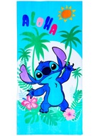 DUŻY RĘCZNIK BAWEŁNIANY PLAŻOWY KĄPIELOWY 120x60 cm DISNEY STITCH