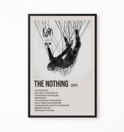 Plakat A4 z ramką KORN "THE NOTHING" 21x29,7cm
