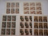 Jugosławia - Sztuka sakralna - mozaika - Mi. 1369- 74 arkusiki **