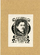 JAN HASSO- AGOPSOWICZ EX LIBRIS WBP NOWY SĄCZ 1981 JÓZEF ZUBRZYCKI