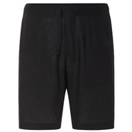 esmara Men Bermudy męskie z lnem i bawełną czarne XL 56/58