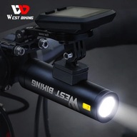 Aluminiowa lampka rowerowa przednia West Biking 800lm USB-C latarka przód